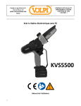 Volpi KVS5500 Manuel utilisateur