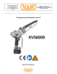 Volpi KVS6000 Manuel d'Utilisateur | AI Chat &amp; PDF