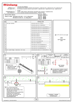 Unilamp SIRIUS 1200 - CV Mode d'emploi