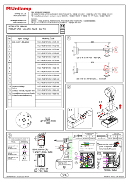 Unilamp Mini ALPHA Round Gear Arm : Téléchargement PDF IA