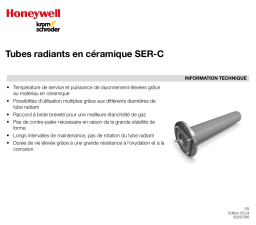 Kromschroder SER-C Fiche technique