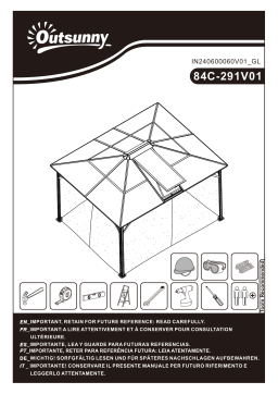 Outsunny 84C-291V01 Tonnelle: Chat IA & PDF