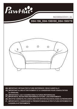 PawHut D04-196,D04-196V00,D04-196V70 | AI Chat & PDF