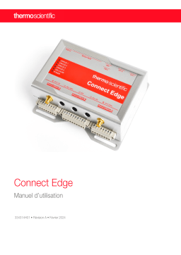 Thermo Scientific Connect Edge : Manuel d'utilisation + IA