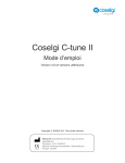 Coselgi C-Tune II 4.8 Mode d'emploi