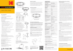 Kodak Access Webcam : Guide de démarrage rapide + IA