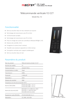 Miboxer Y2 Télécommande CCT | Chat IA & PDF