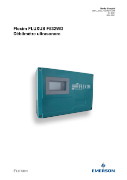 FLUXUS F532WD Mode d'emploi | AI Chat & PDF