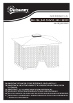 Manuel d'utilisation Outsunny 840-166 | Chat IA &amp; PDF