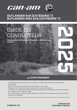 Guide du conducteur Can-Am Outlander 6x6: IA Chat & PDF