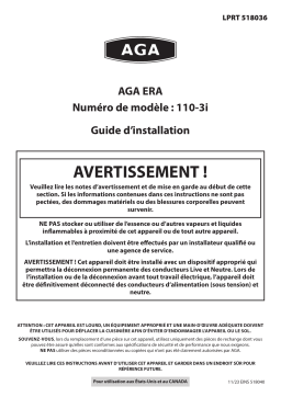 AGA ERA 110-3i Guide d'installation | AI Chat & PDF