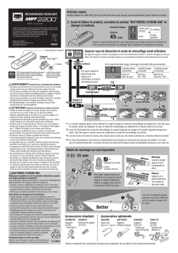 Cateye AMPP2200 [HL-EL2200RC] Manuel utilisateur