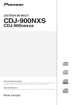 Pioneer CDJ-900NXS/nexus : Mode d'emploi + AI Chat