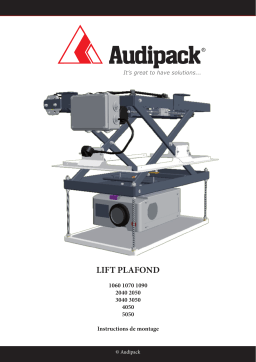 Audipack : Instructions d'élévateur de plafond + IA