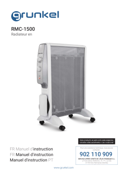 Grunkel RMC-1500 Mode d'emploi