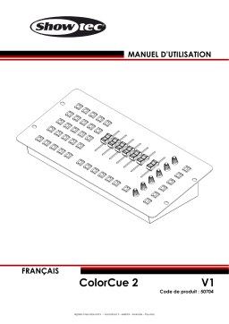 Showtec ColorCue 2 :  Manuel d'Utilisation + Chat IA