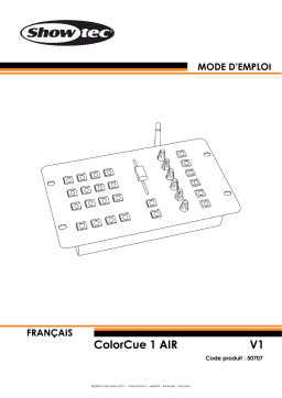 Showtec ColorCue 1 AIR Mode d'emploi | AI Chat & PDF