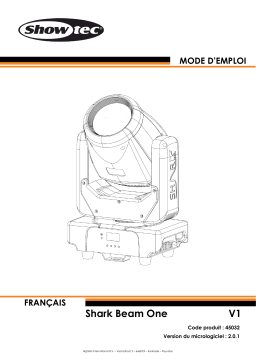 Showtec Shark Beam One: Mode d'emploi + Chat IA