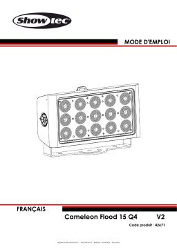 Showtec Cameleon Flood 15 Q4 : Mode d'emploi + IA