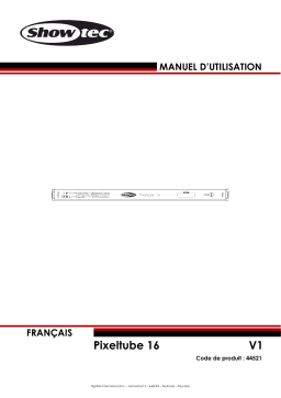 Showtec Pixeltube 16 Manuel d'utilisation + Chat IA