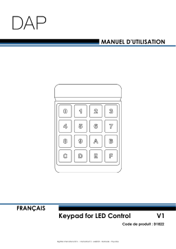 DAP D1822 Manuel du propriétaire