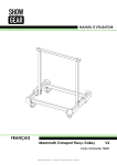 Showgear Mammoth Flexy-Trolley: Manuel + Chat IA