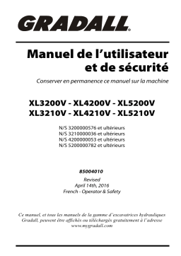Manuels Gradall XL3200V, XL4200V + Chat IA et PDF