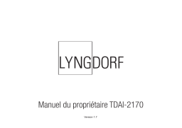 Lyngdorf TDAI-2170 Manuel d'utilisation + IA Chat & PDF
