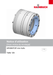 Hainbuch SPANNTOP mini Axfix Taille 125 Manuel du propri&eacute;taire