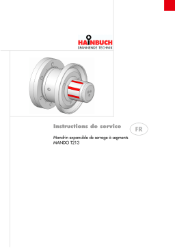 Hainbuch Mandrin expansible MANDO T213 Manuel du propriétaire