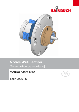 Hainbuch MANDO Adapt T212 SE Taille XXS-S Manuel du propriétaire