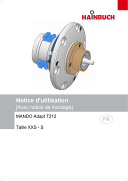 Hainbuch MANDO Adapt T212 RD Taille XXS-S Manuel du propriétaire