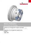 Hainbuch Syst&egrave;me de changement rapide centroteX S adaptateur de changement rapide Manuel du propri&eacute;taire