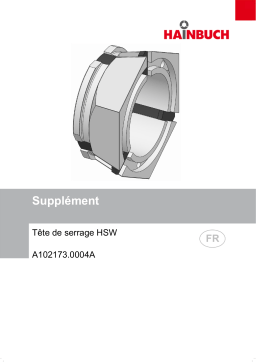 HAINBUCH HSW A102173.0004A : Notice d'utilisation + IA