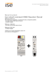 ISE SMART CONNECT KNX Saunier Duval Manuel utilisateur