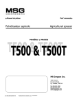 MSG T500T Manuel utilisateur