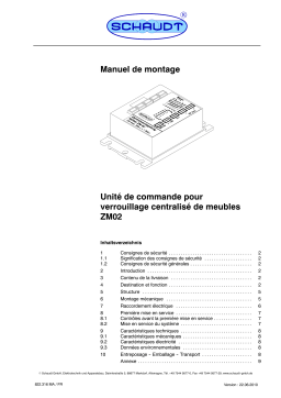 Schaudt ZM02 Unité de Commande | Chat IA & PDF
