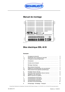 Manuel EBL 40 B Schaudt: IA Chat & PDF Download