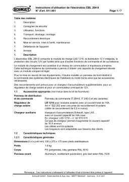 Schaudt EBL 264-9 Instructions | AI Chat & PDF