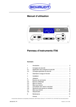 Schaudt IT 95 Manuel d'utilisation + Chat IA