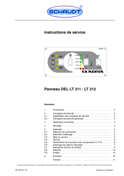Schaudt LT 311, LT 312 Instructions + Chat IA