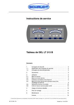 Lippert LT 313 B Manuel utilisateur