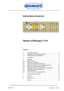 Lippert LT 510 A Manuel utilisateur