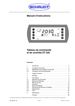 Schaudt DT 220 Mode d'emploi | Chat IA & PDF