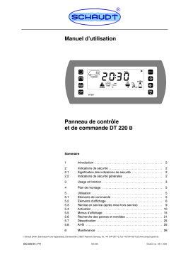 Schaudt DT 220 B Manuel d'Utilisation | AI Chat & PDF