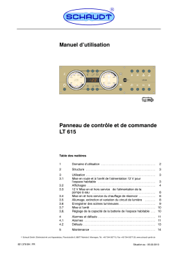 Lippert LT 615 Manuel utilisateur