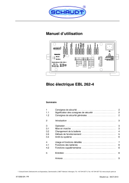 Schaudt EBL 262-4 Notice d'utilisation | AI Chat & PDF