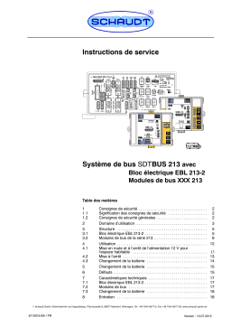 Schaudt SDTBUS 213 Manuel | AI Chat & PDF Access