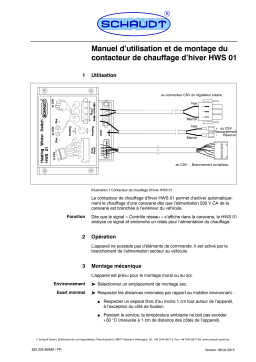 Manuel HWS 01 Schaudt : Chat IA et PDF
