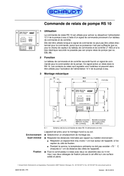 Schaudt RS 10 Manuel d'utilisation | AI Chat & PDF